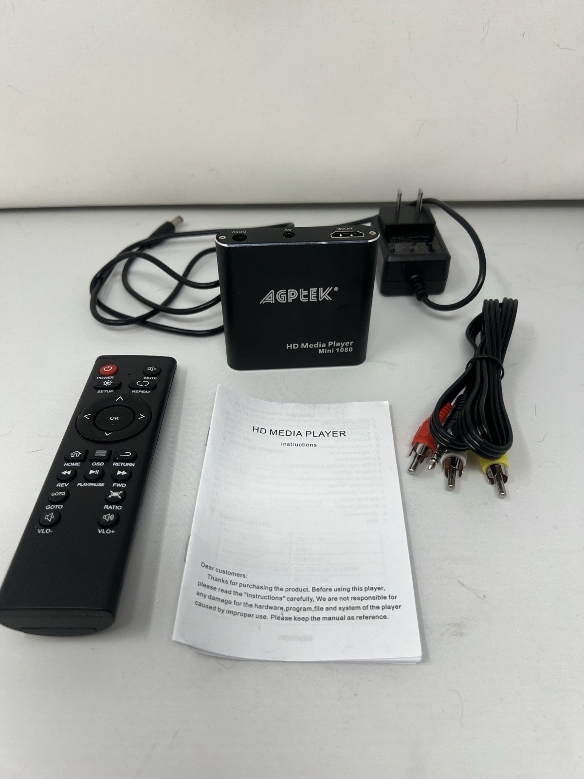 Agptek 1080p Mini Ultra HDMI Digital Media Player for USB Drives & SD Cards