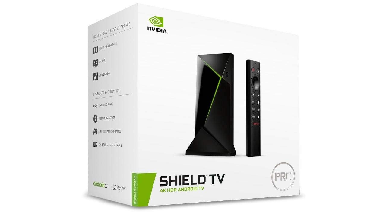 Nvidia Shield Android Tv Pro Streaming Media Player 4K Hdr Movies Live Sports