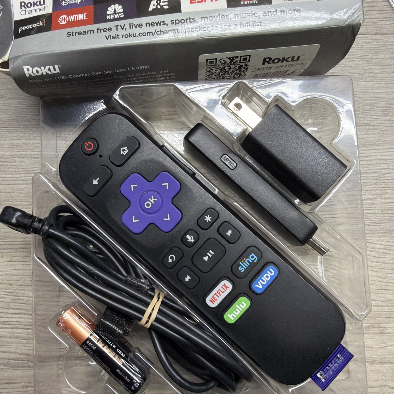 Roku Streaming Stick+ 3810R – 4K HDR Streaming Media Player