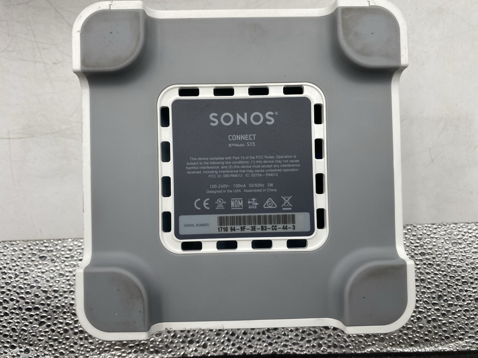Sonos Connect Model S15 Digital Media Streamer Gen2