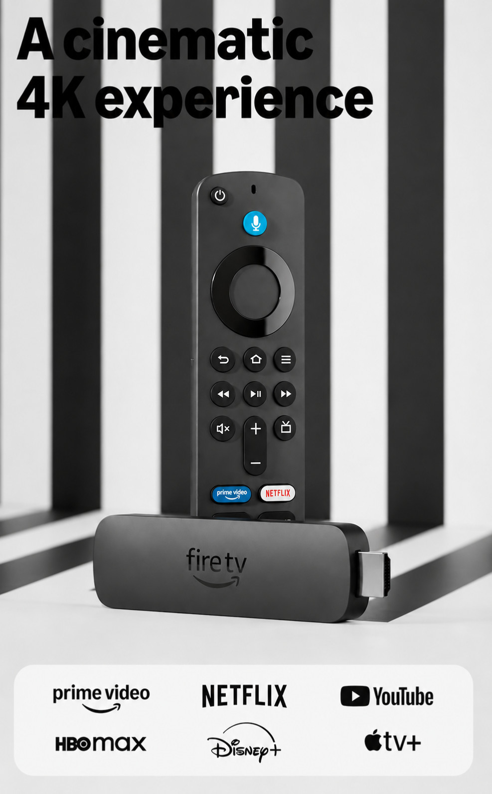 Amazon Fire TV Stick 2nd Gen Media Streamer with 2nd Gen ultimate entertainment
