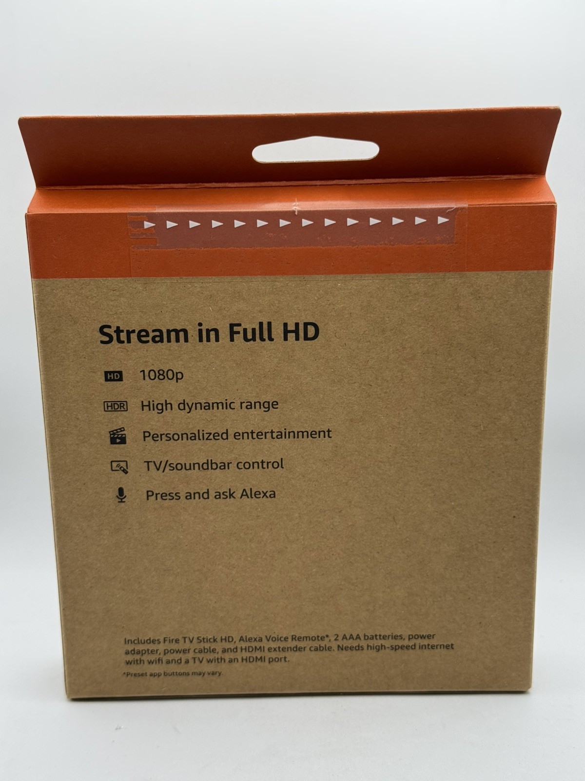 Amazon Fire TV Stick HD (newest model) free and live TV + Alexa Voice Remote NEW