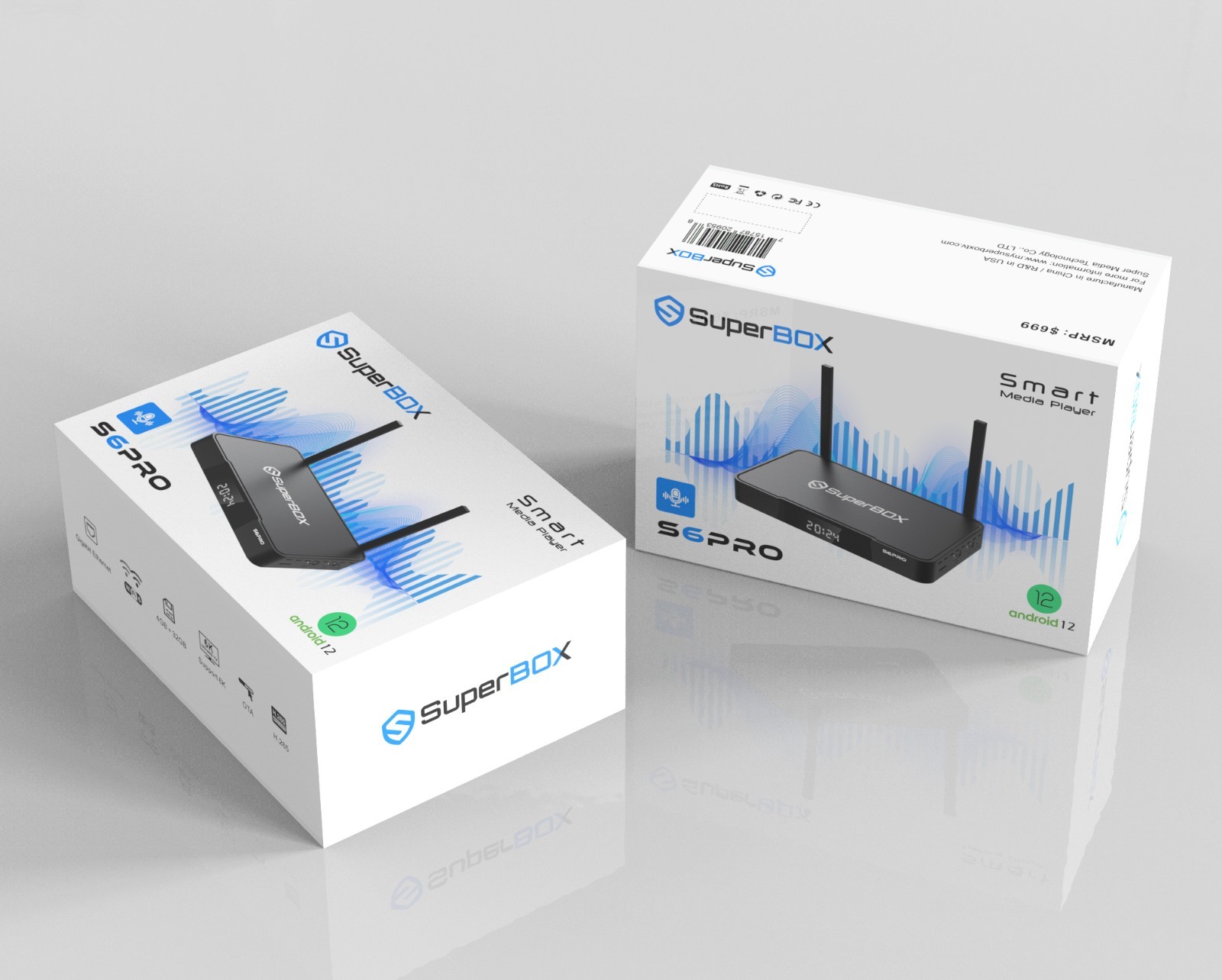 NEW LOW PRICE with all channels SuperBox S6PRO VS vSeeBOX v5pro Streaming TvBox