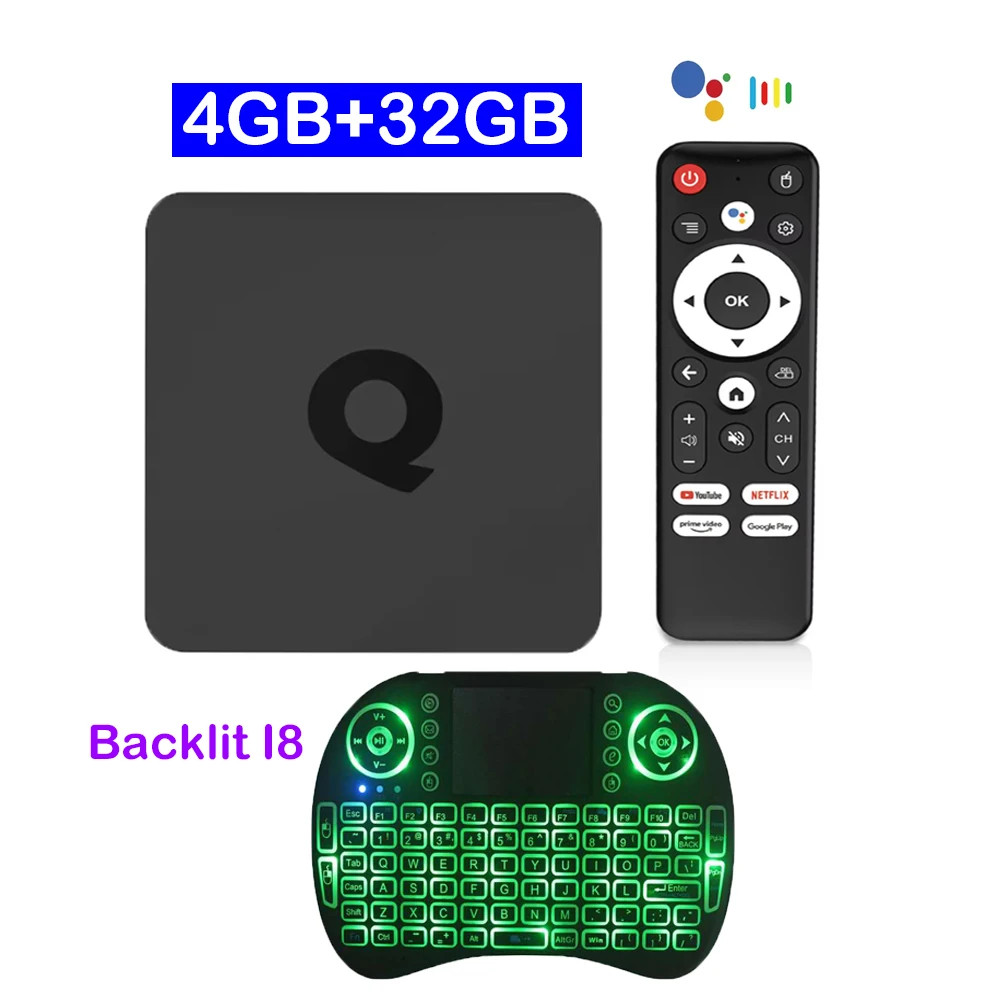 Q1 Android 14 TV Box 8K Allwinner H313 Quad Core 8GB/128GB 5G WiFi BT5.4