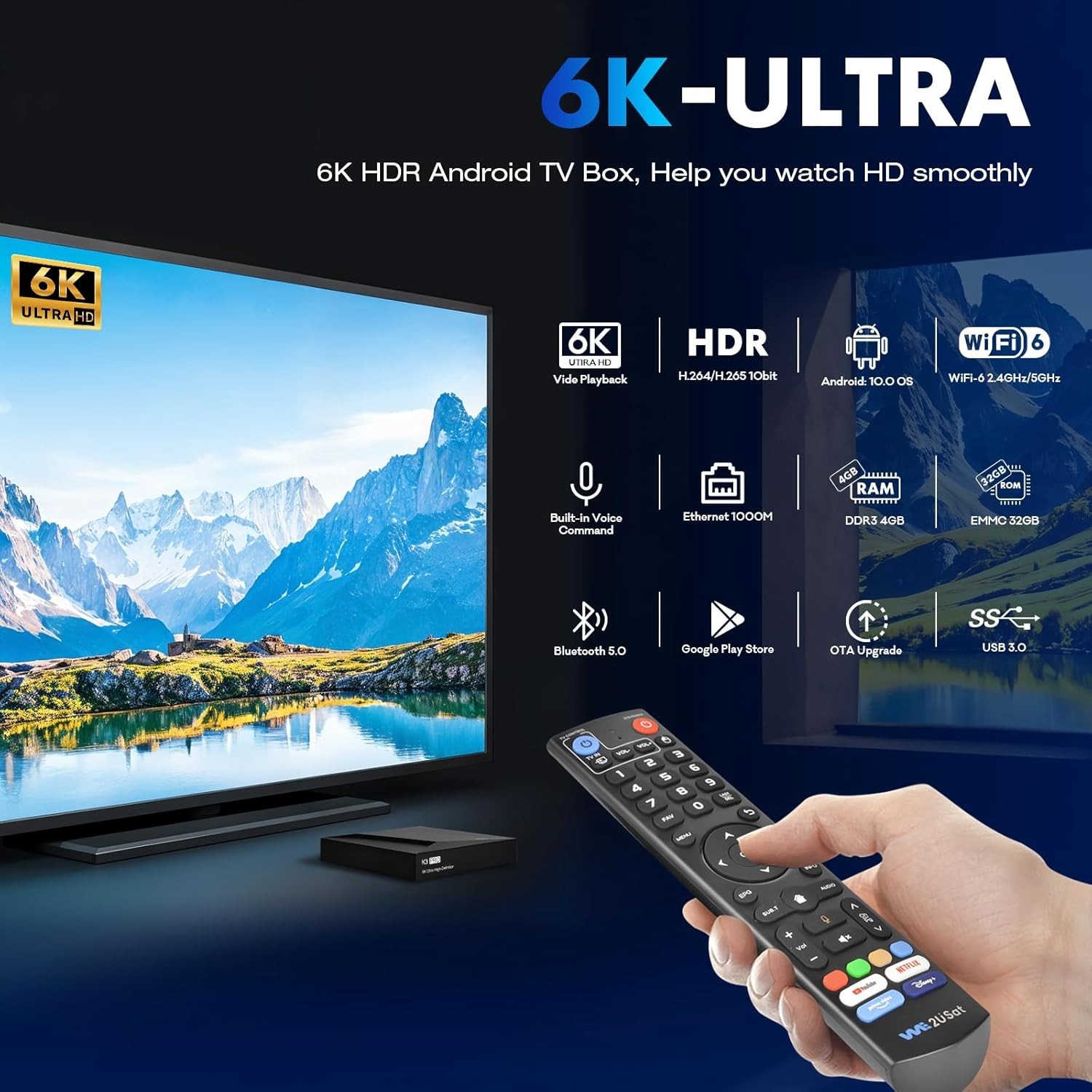 We2USat K3 PRO – Premium Global Live TV Box | Stable Server & Local Channels US