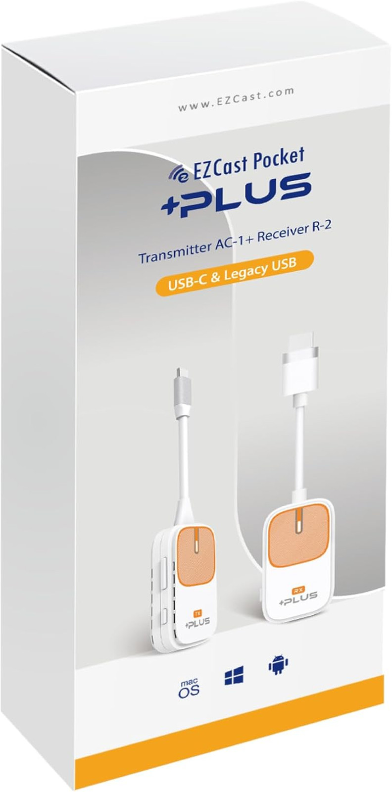 Pocket plus – Wireless Display Receiver & Transmitter | USB-C Compatible | Mirac