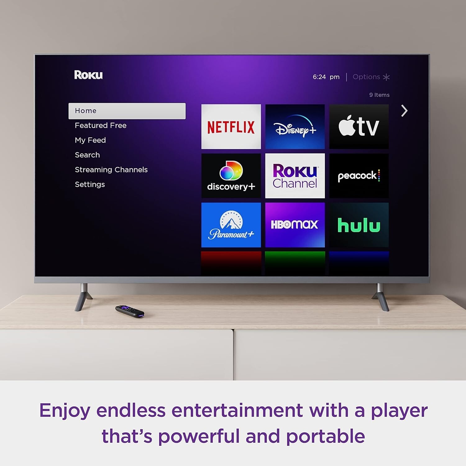 Roku Streaming Stick 4K/HDR/Dolby Roku Voice Remote and TV Controls