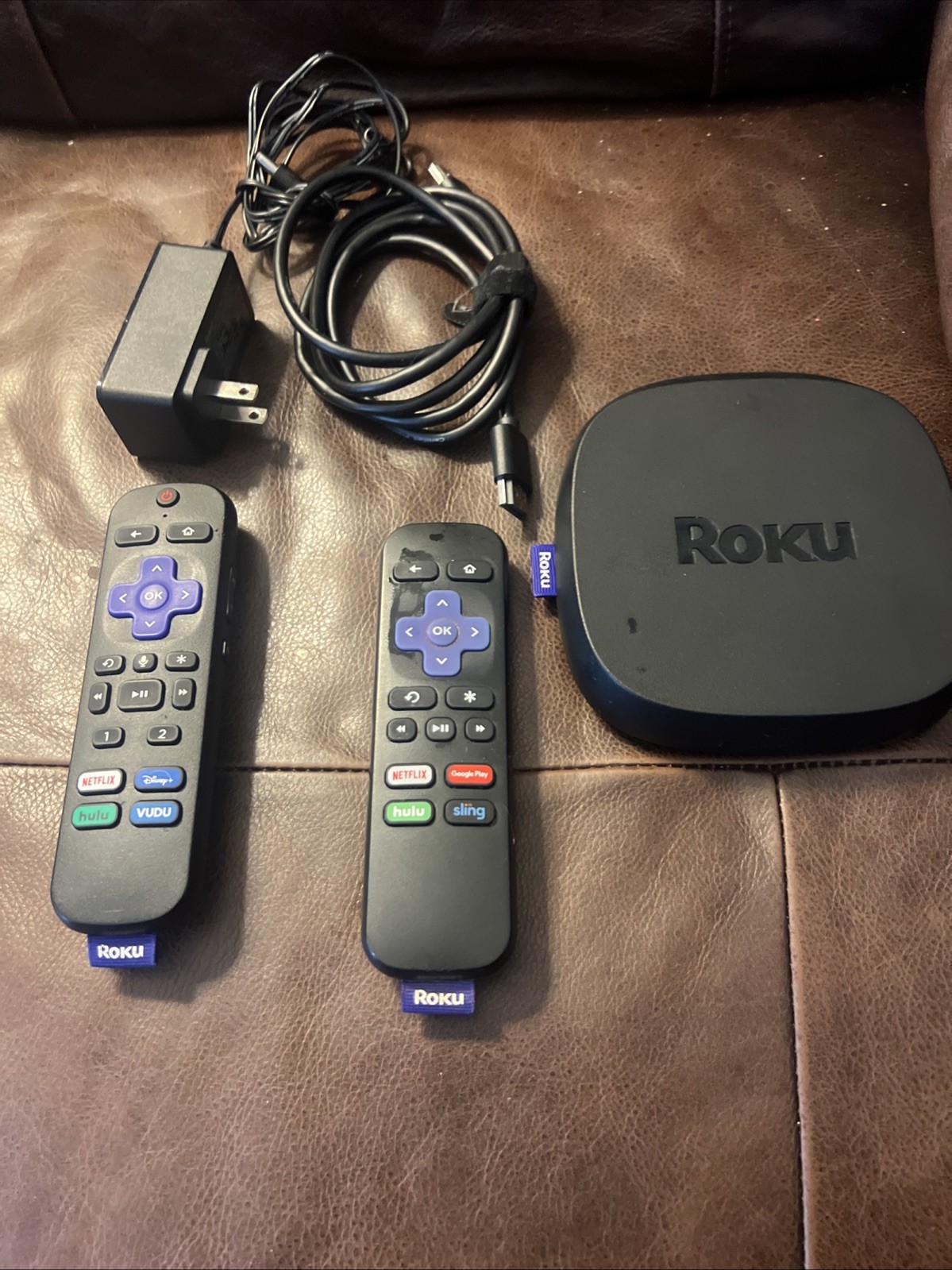 Roku Ultra 4800X 4K Streaming Media Player w 2 Remote, Adapter, HDMI TestedWorks