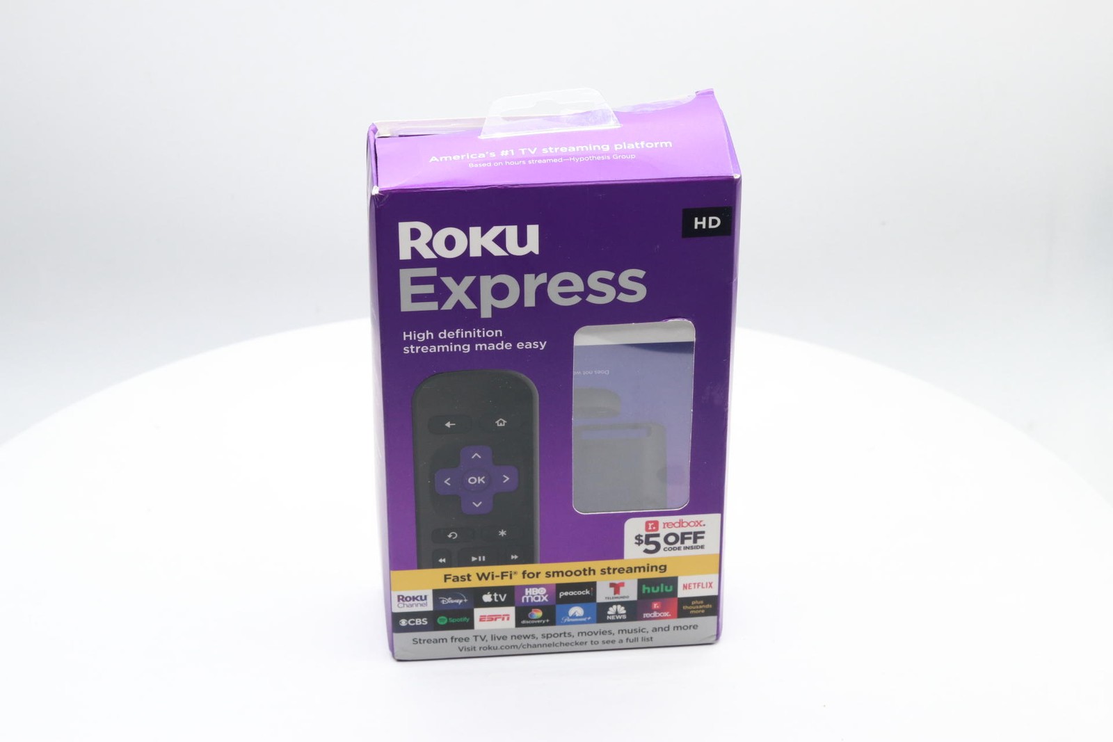 Roku Express HD Streaming Device, with High-Speed HDMI Cable and Simple