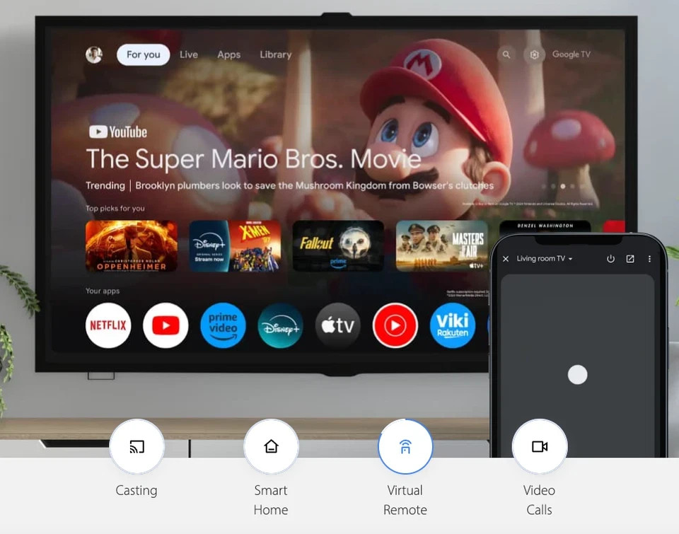 INFOMIR MAG555 4K Streaming Media Player with Google TV, 4K HDR at 60 FPS – USA