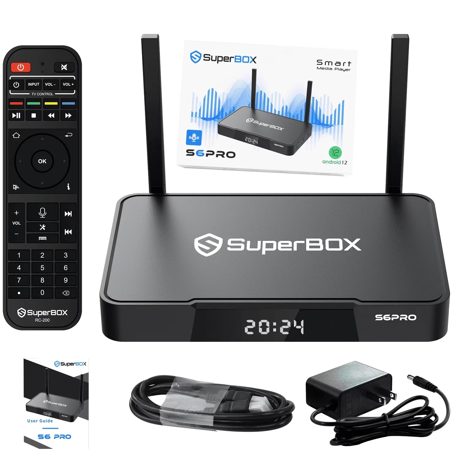 SuperBox S6 Pro Smart TV Box 2025 Authorized Dealer Free Shipping USA New