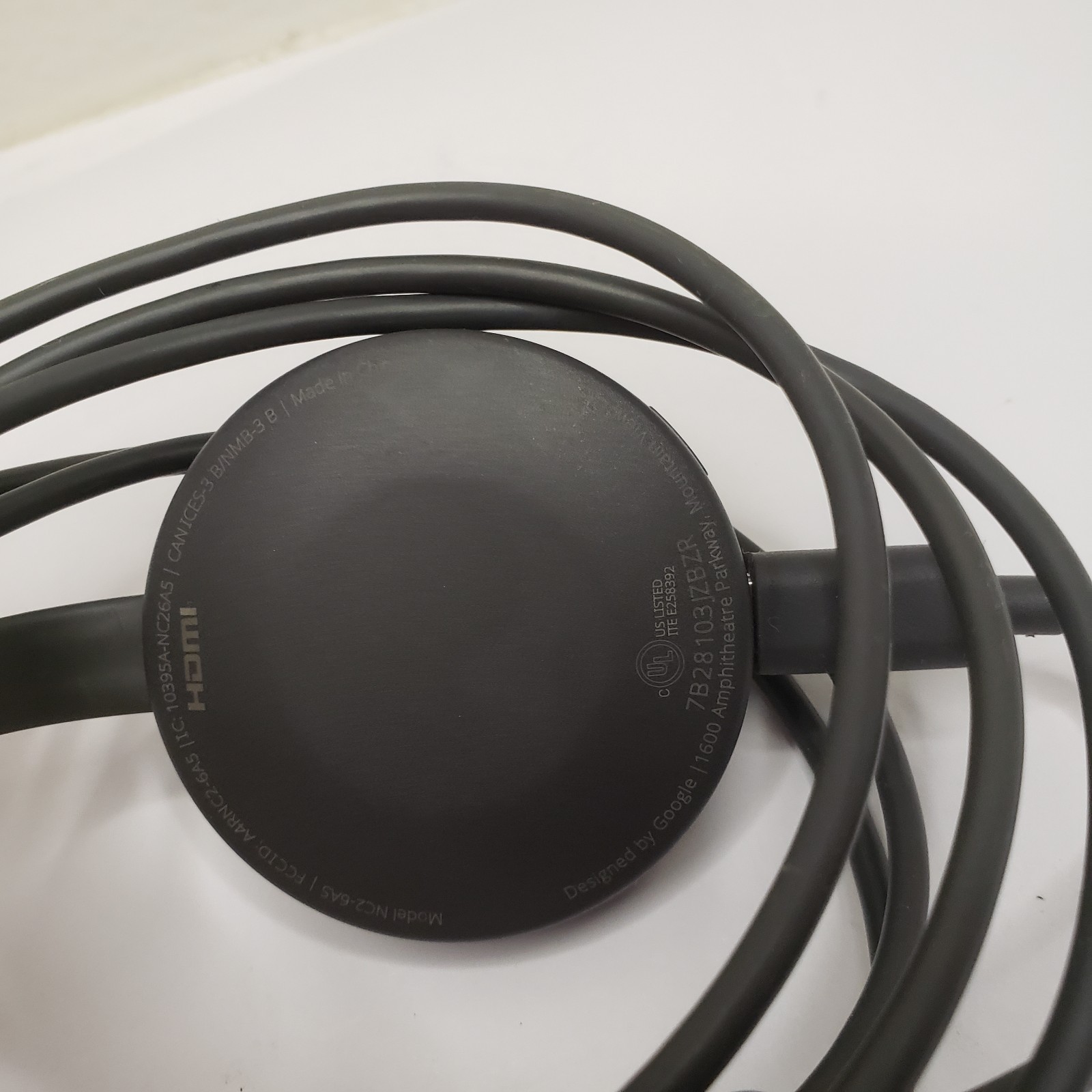 Google Chromecast 2nd Generation 1080p Portable Media Streamer NC2-6A5