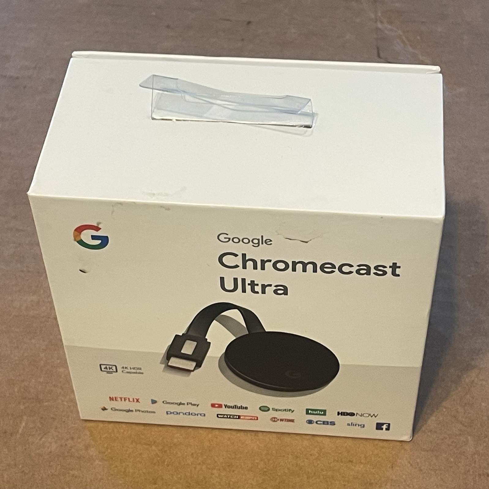 GOOGLE CHROMCAST ULTRA 4K HDR MEDIA STEAMER NC2-6A5-D