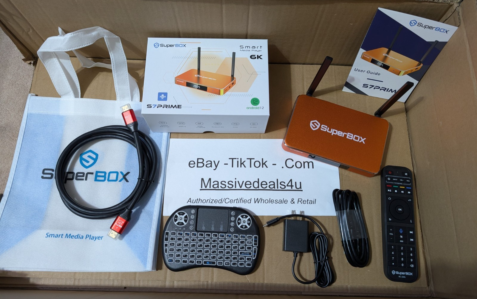 New 2026 Superbox S7 Prime Limited Edition With Max Ultra Accessory Setup