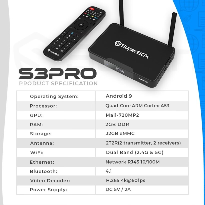 SuperBox S3 Pro Android TV Box