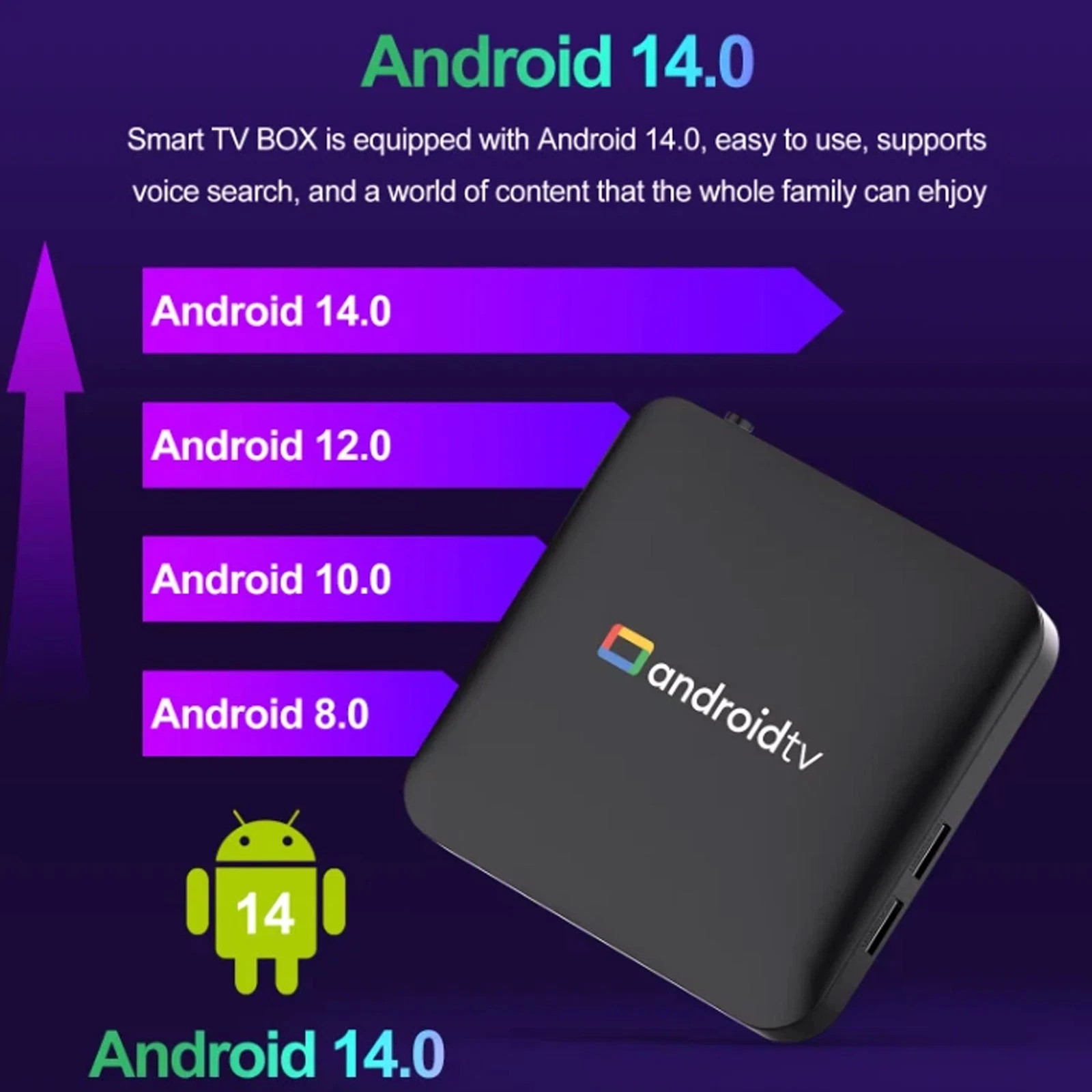 2026 Android 14 TV Box H96 Max 4K UHD 16GB WIFI| FAST SHIP 🇺🇸 USA SELLER | NEW