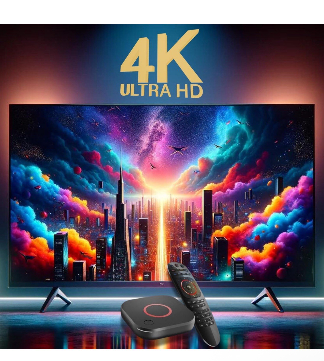 MAG544w3 TV Set-Top Box – 4K HDR TV Streaming Device with Amlogic S905Y4 Chip…