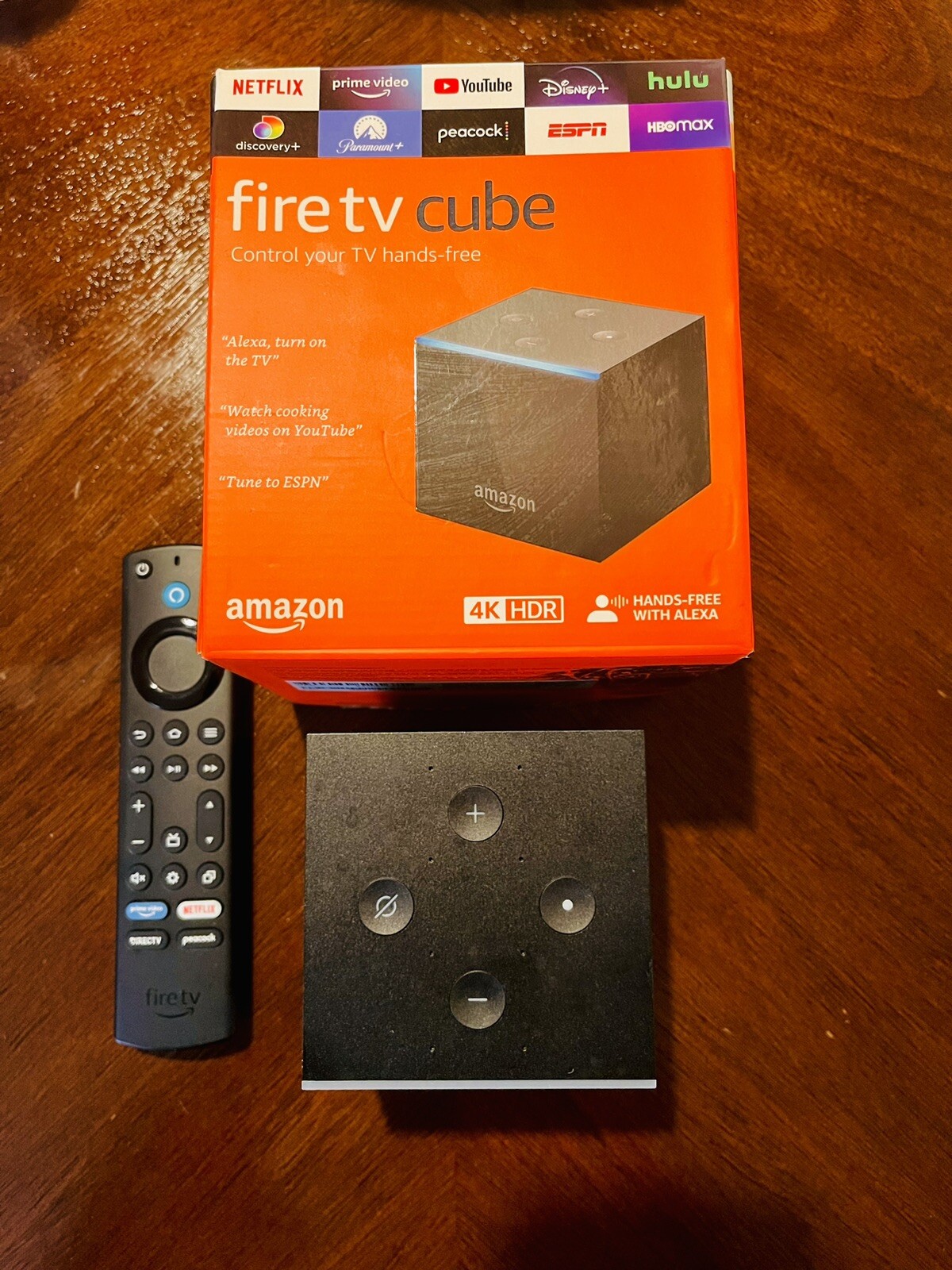 Amazon Fire TV Cube 2nd Gen 4K UHD Streaming Media Player Includes Remote