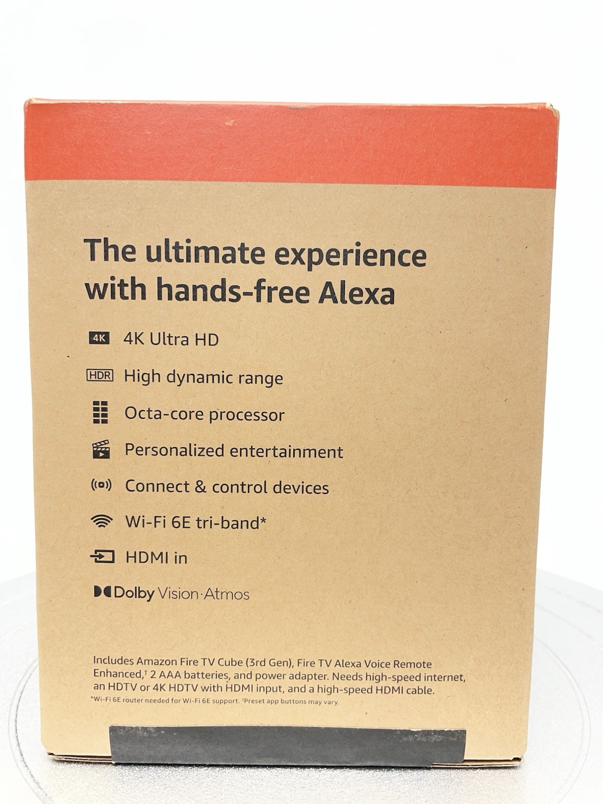 Amazon Fire TV Cube With Alexa, 3rd Gen, Black, New In Box, Sealed