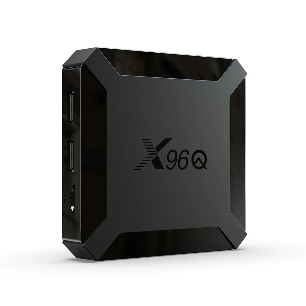 Hot X96Q Android 10.0 Fast Smart TV BOX 2GB 16GB Allwinner H313 Quad Core 4K 2.4