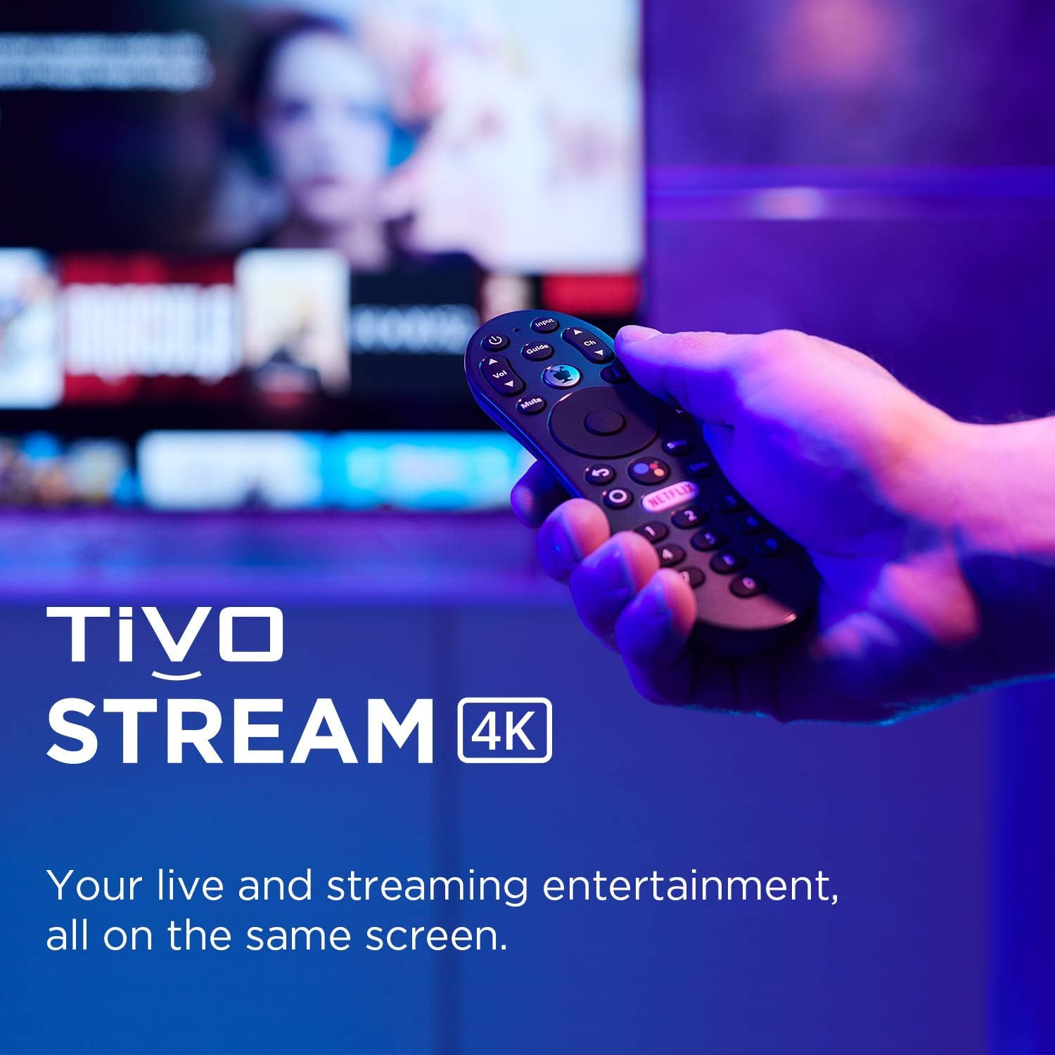 Stream 4K – Every Streaming App and Live TV on One Screen – 4K UHD, Dolby Vision