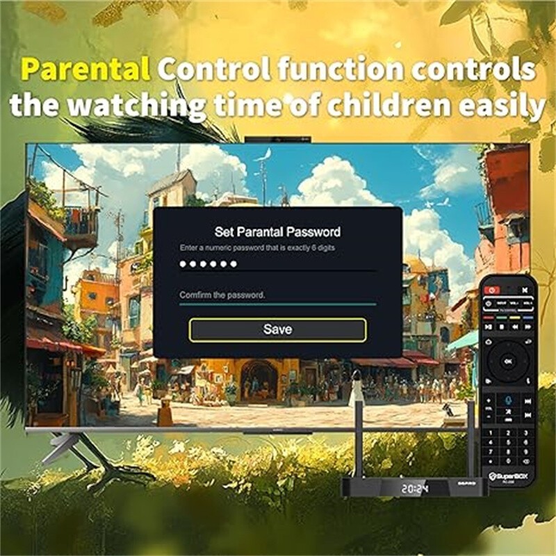 SuperBox S6 Pro TV BOX Speech Control Same-Day Shipment Free Ship