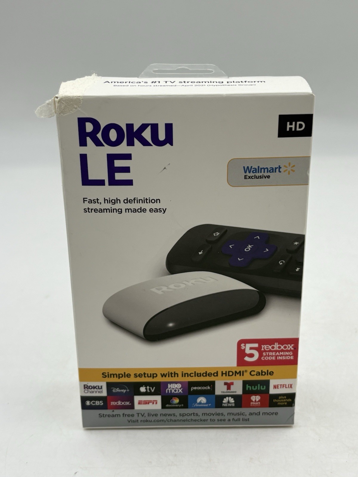 Roku LE – Fast, High Definition Streaming Made Easy – Streaming Media Player NEW
