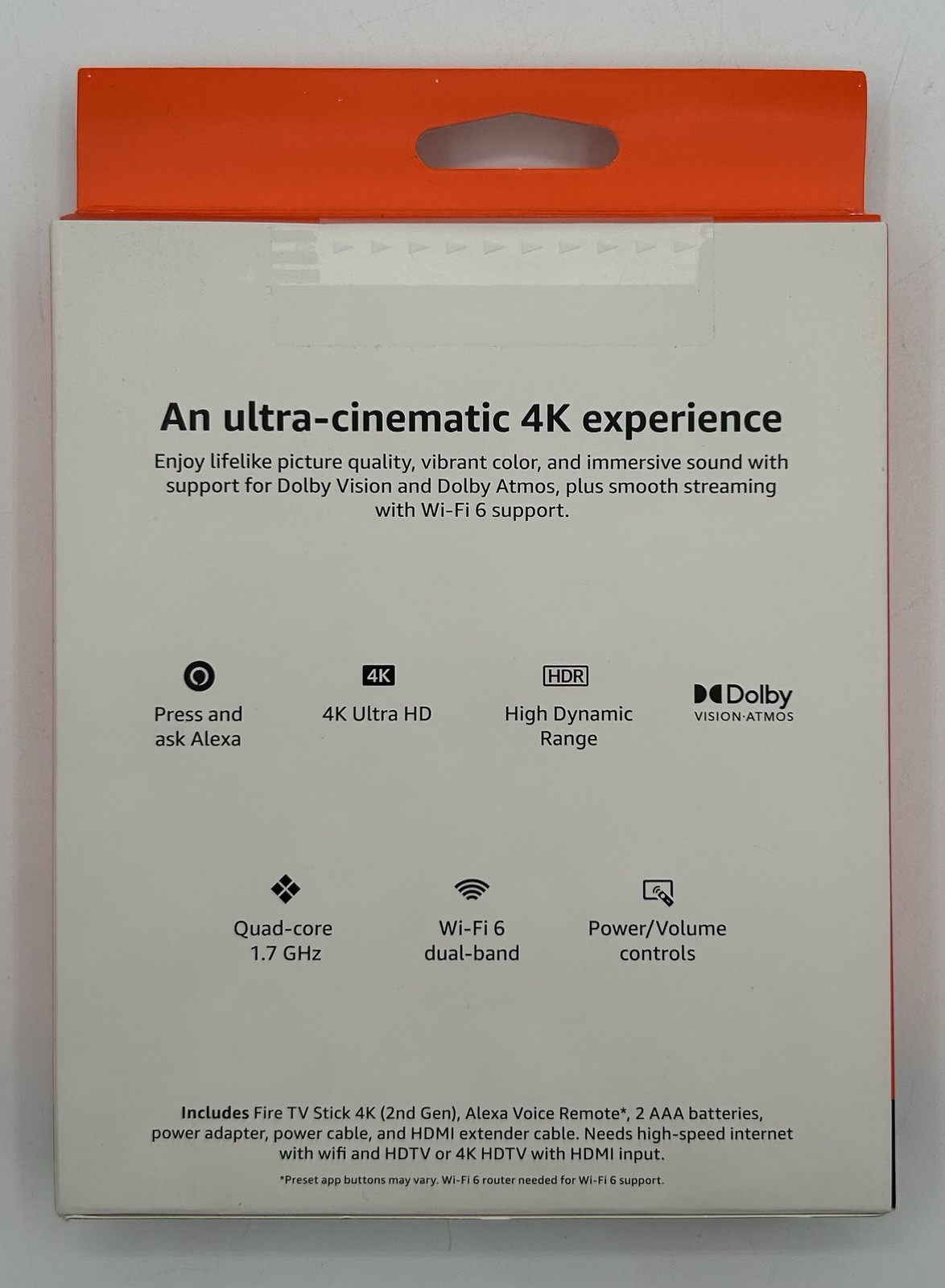 Amazon Fire TV Stick 4K Streaming Device with Alexa Voice Remote – New