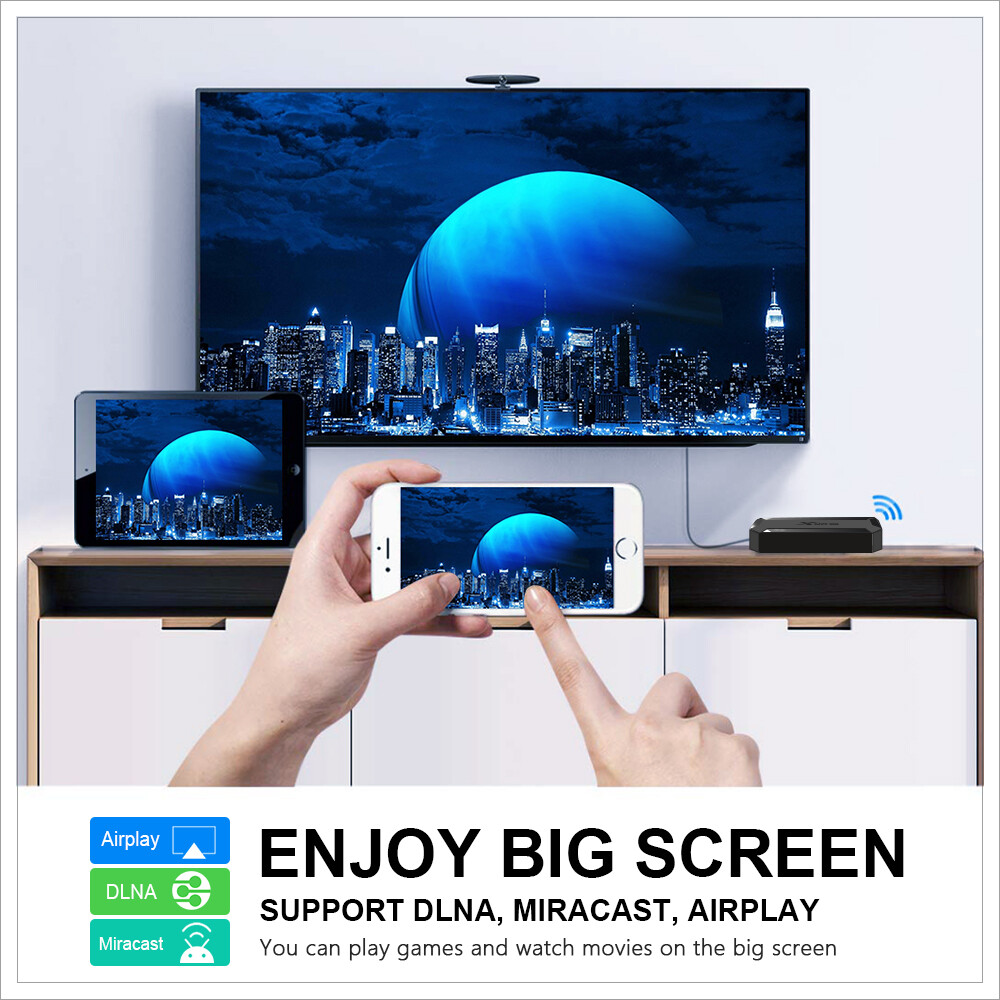 X96Q H313 Quad Core 2+16GB Android 10 4K TV BOX 2.4G WIFI HDMI Media Player 2022