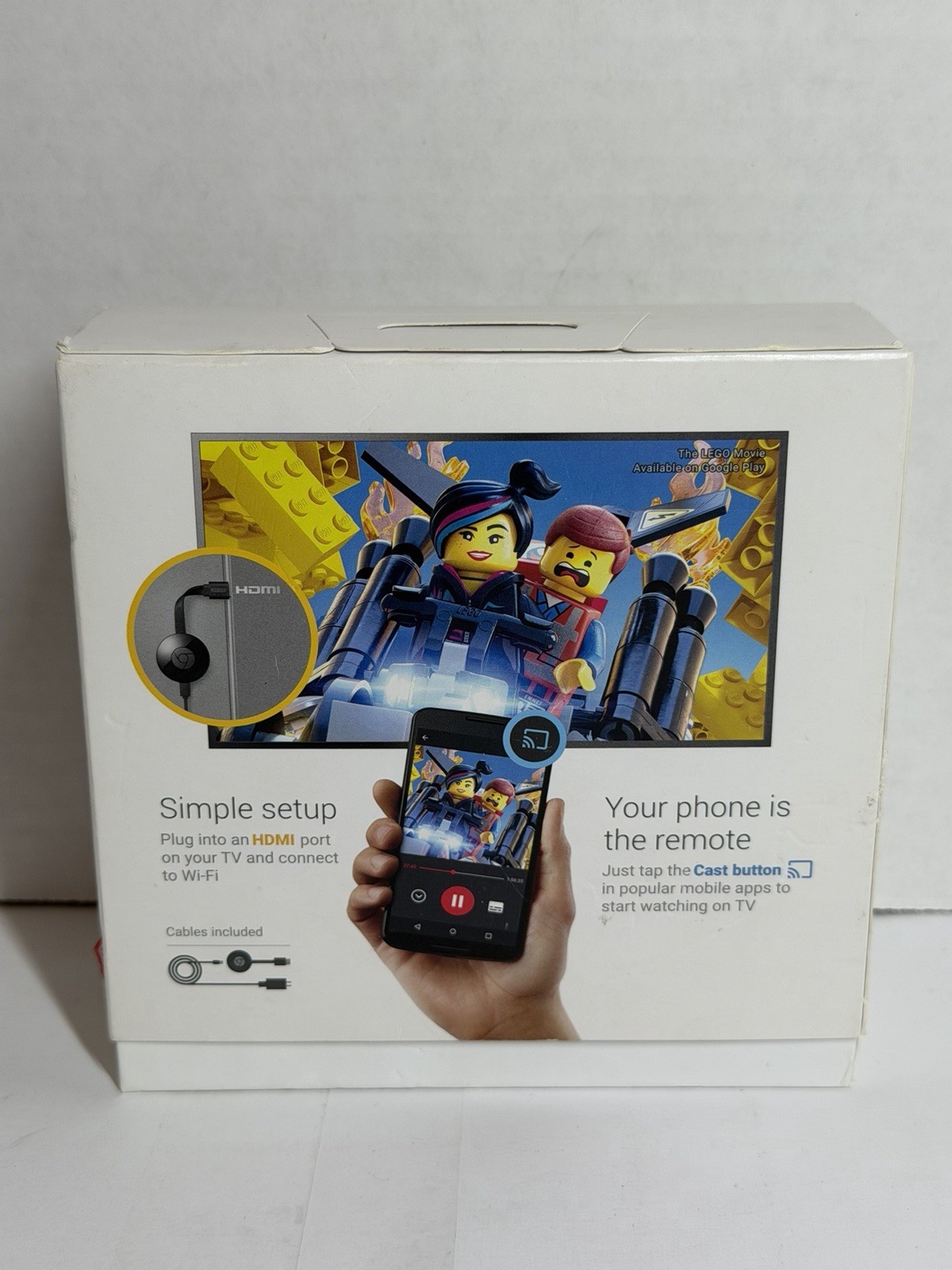 Google Chromecast 2nd Generation HD Media Streamer Black (GA3A00093-A14-Z01) B13