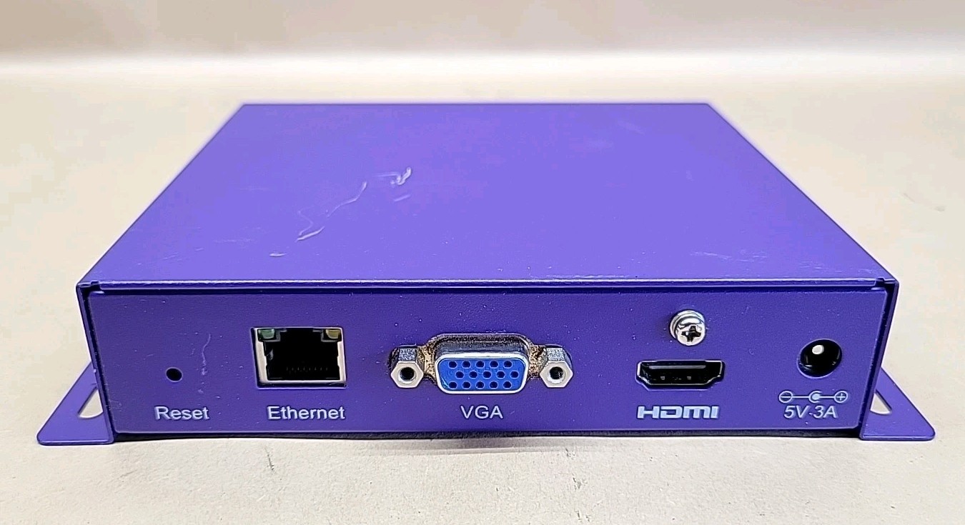 BrightSign HD222 Digital Signage Player 1080p HDMI VGA Ethernet Black *LOT OF 2*